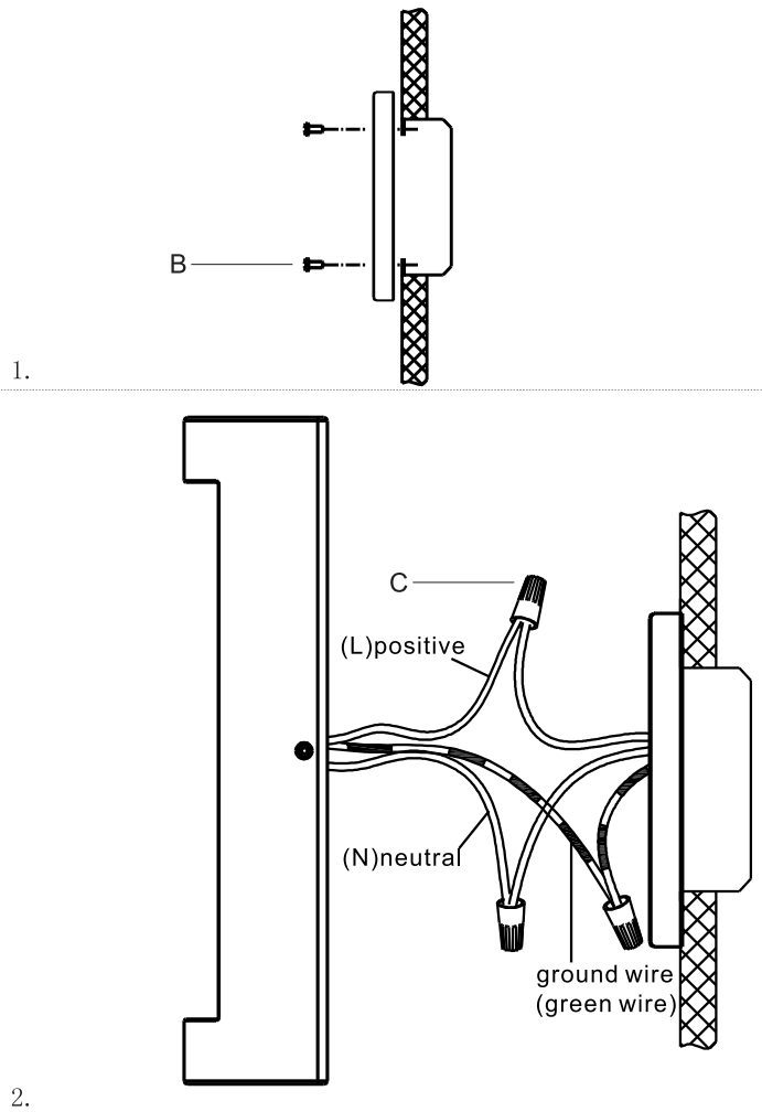 ET2 Contemporary Lighting E14382 Boardwalk LED Outdoor Wall Sconce - FIGURE 1
