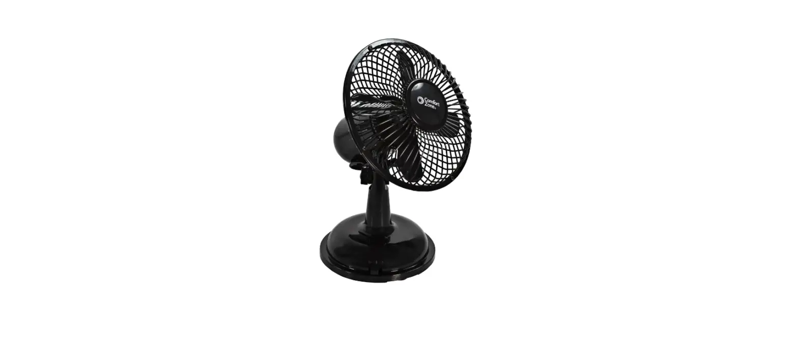 Comfort Zone Cz5usb Series Dual-powered Oscillating Desk Fan User Manual