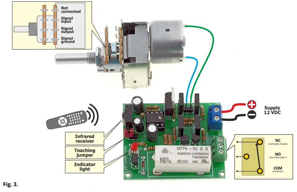 AVT 594 Remote-Controlled Potentiometer - Figure 3