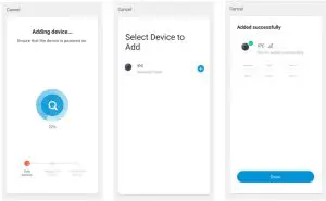 FIG 8 Connect to camera through LAN cable