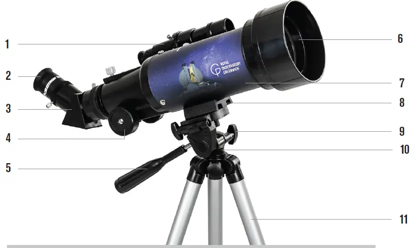 CELESTRON TRAVEL SCOPE 70 22028-CGL Portable Telescope 1