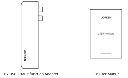 UGREEN CM380 6-in-1 Adapter - 3