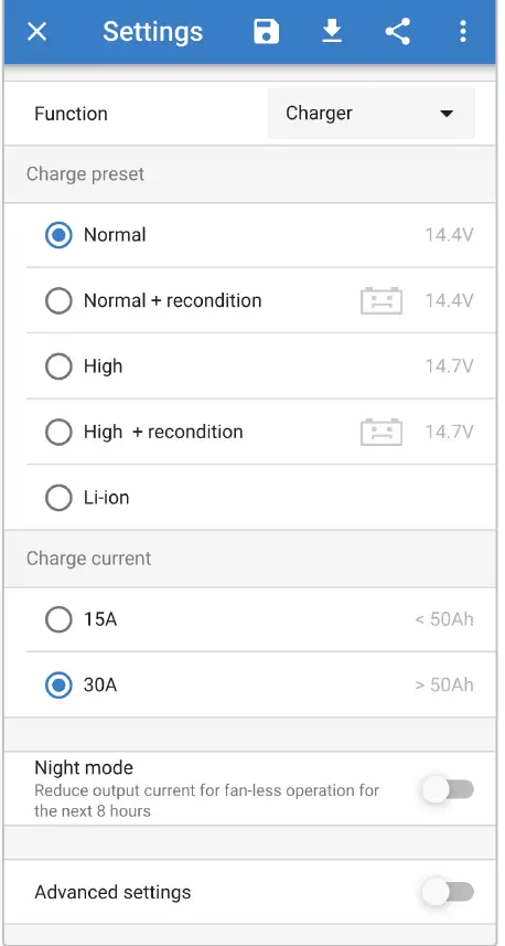 victron energy Blue IP22 15A Battery Charger Kit 08