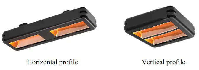 HEAT outdoors Shadow 3 and 4KW Industrial Infrared Heaters - Cover