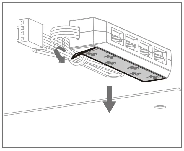 DEEPCOOL FH-04 4 Port Fan Hub - fig1