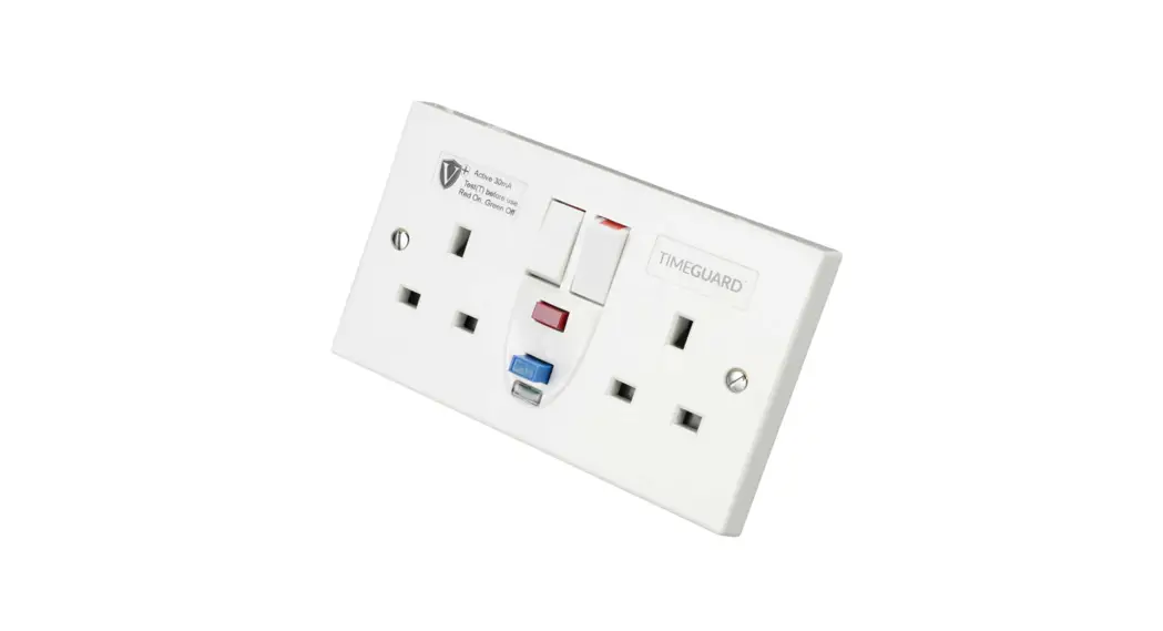 Timeguard Rcd05wavn Rcd Double White Socket Instruction Manual