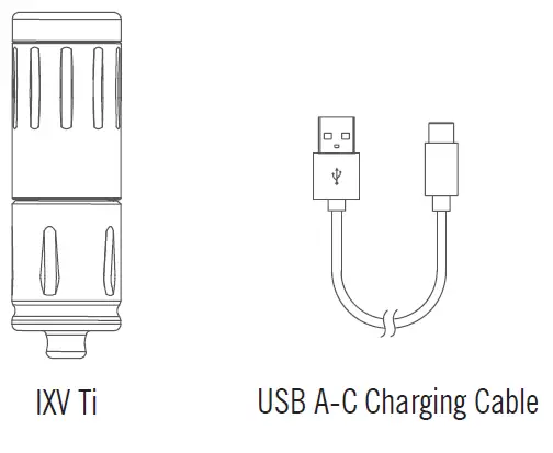 IXV Ti Keychain Flashlight 1