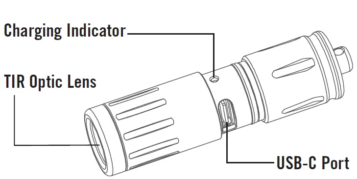 IXV Ti Keychain Flashlight 3