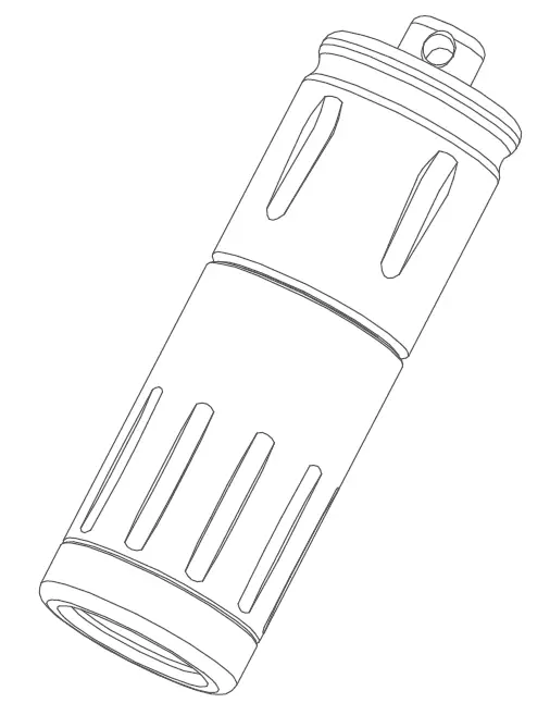 IXV Ti Keychain Flashlight