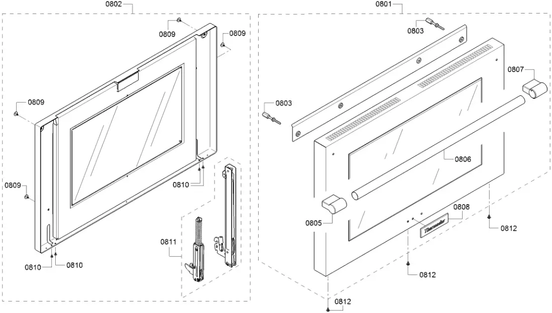 Thermador PRD366WGU-2 Dual Fuel Professional Range 8