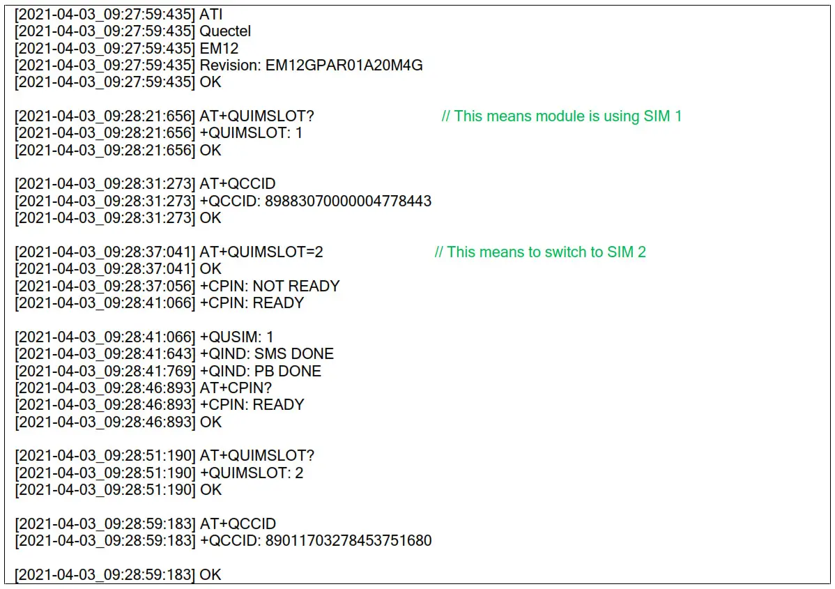 5GHUB M.2 HAT - AT Command for