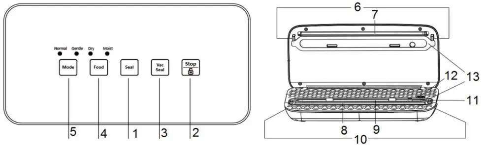 OJF VS30F Vacuum Sealer Instruction --Instruction