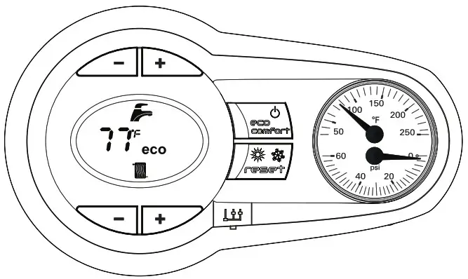 WELL McLAIN AquaBalance Control Module Series 1 & 2 - On Off button 1