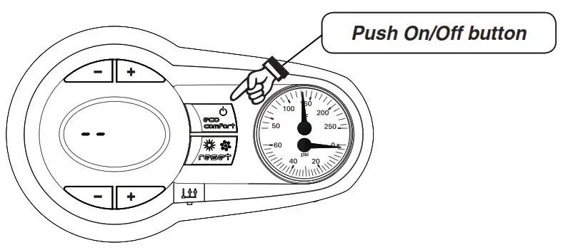 WELL McLAIN AquaBalance Control Module Series 1 & 2 - Power On mode