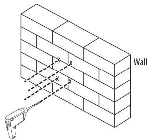 FIG 5 Concrete or masonry wall