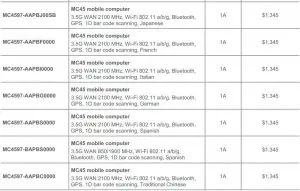 FIG 15 MC45 CONFIGURATIONS