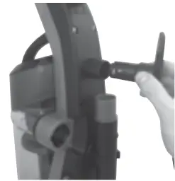 a hand holding an objectBissell-9595-Assembly