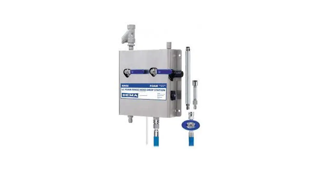 Dema 915418-nh Stainless Steel Foam/rinse Hose Drop Station Instruction Manual Dema 915418-nh Stainless Steel Foam/rinse Hose Drop Station Instruction Manual