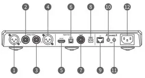 MATRIX AUDIO ES9038Pro- rear panel