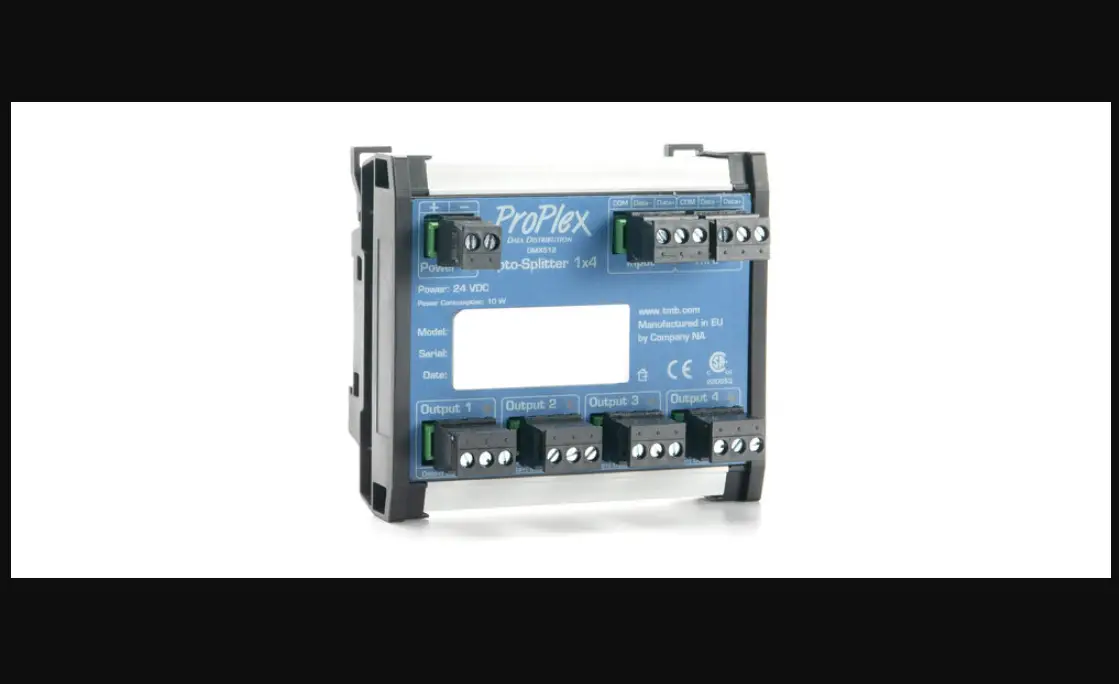 Proplex 0-10v Dmx Converter Din Rail Instructions