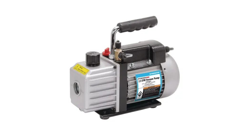 Pittsburgh 2.5 Cfm Vacuum Pump Owner's Manual Pittsburgh 2.5 Cfm Vacuum Pump Owner's Manual