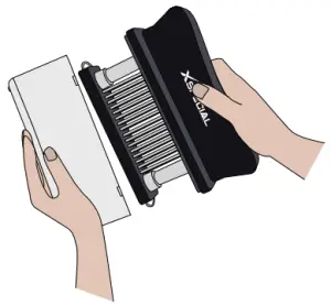 XSPECIAL Meat Tenderizer 48 Blades Stainless Steel - How to clean manually 5