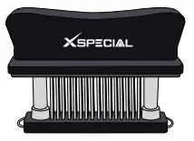 XSPECIAL Meat Tenderizer 48 Blades Stainless Steel - Included In The Pack 1