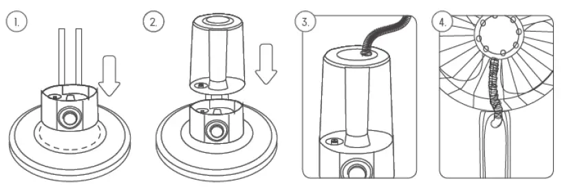 MIST GENERATOR AND WATER TANK