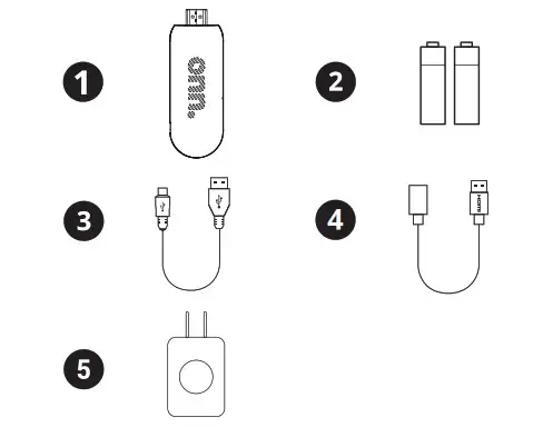 onn 2K Streaming Stick - WHAT’S IN THE BOX