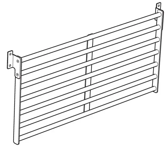 803.349.19 Kungsfors Stainless Steel Wall Rack