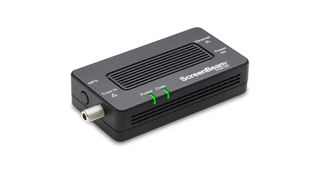 Screenbeam Ecb7250 Bonded Moca Network Adapter User Guide Screenbeam Ecb7250 Bonded Moca Network Adapter User Guide