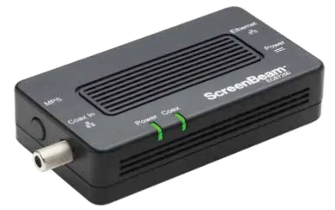 ScreenBeam ECB7250 Bonded MoCA Network Adapter - Introduction