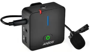 Andoer MX5 2.4G Wireless Recording Microphone