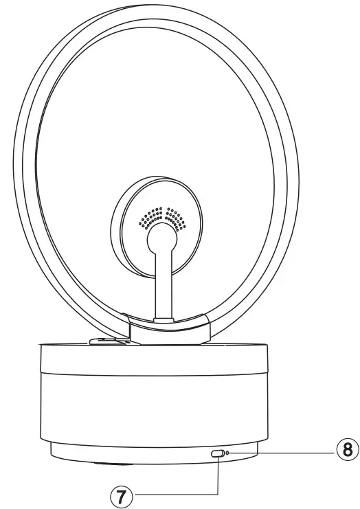 Shenzhen Kunpeng Innovation Intelligent Technology YM001 Intelligent Audio Desk Lamp - wireless
