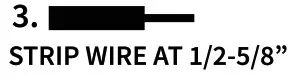 strip wire at