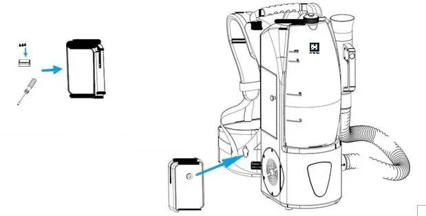 Spray nozzles need to be stored in the small tool box