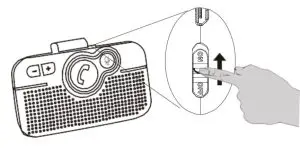 SUNITEC BC980SA Hands Free Bluetooth for Cell Phone Car Kit - figure 3
