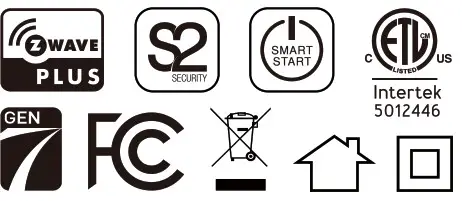 AeoTec ZWA038 Wall Switch- Symbol