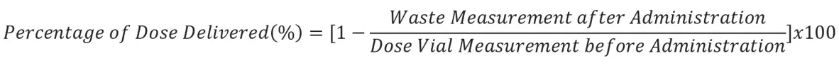 Boston Scientific Y90 TheraSphere Yttrium 90 Glass Microspheres-CALCULATION OF DOSE DELIVERED
