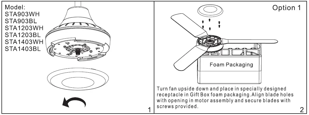 ventair STA903WH Stanza Ceiling Fan-7
