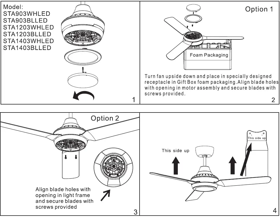 ventair STA903WH Stanza Ceiling Fan-9