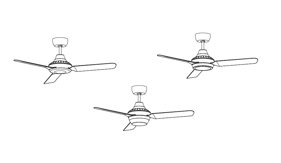 Ventair Sta903wh Stanza Ceiling Fan Instruction Manual