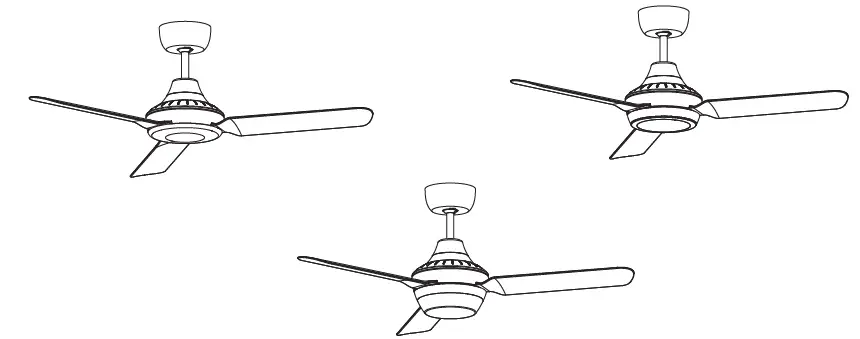 ventair STA903WH Stanza Ceiling Fan
