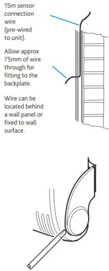 nuaire DRi-365 Whole House Positive Input Ventilation Unit - Remote Sensor Installation