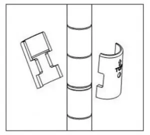 a close up of a logo