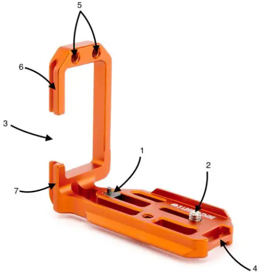 3 Legged Thing R5 ROXIE Dedicated L-Bracket - Anatomy