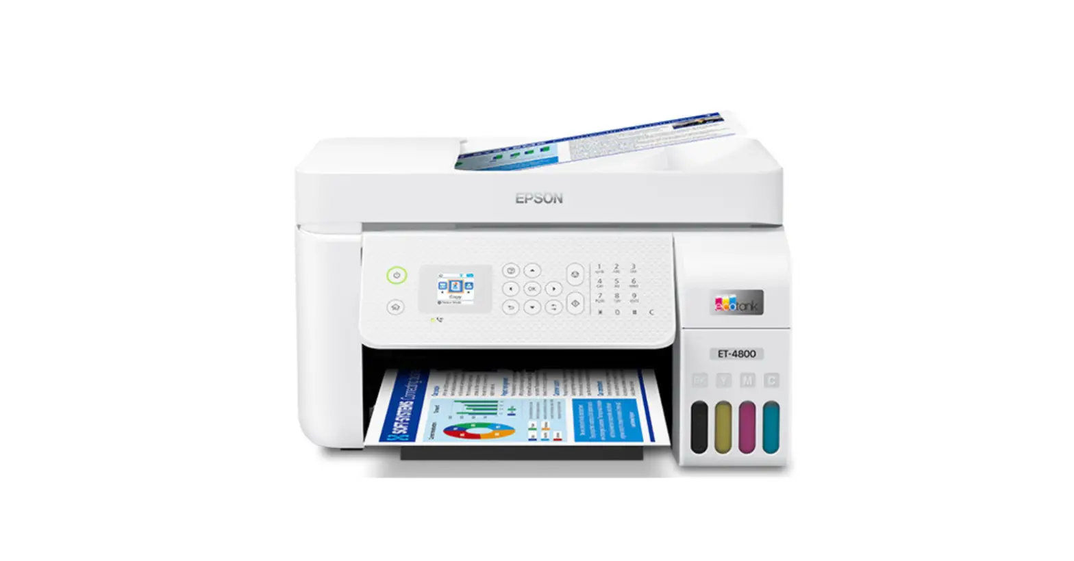 Epson Et-4800 Wireless All-in-one Cartridge Free Supertank Printer User Guide