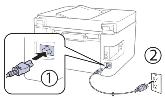 Connect the power cord