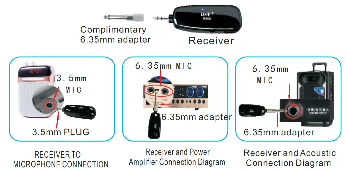 Shenzhen Xiexunda Technology U12L UHF Wireless Live Recording Microphone fig4