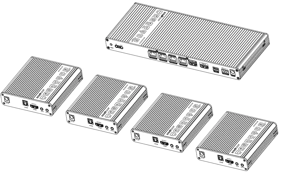 BZBGEAR BG-UDAIC-E14 1x4 HDMI Splitter with Extender pro